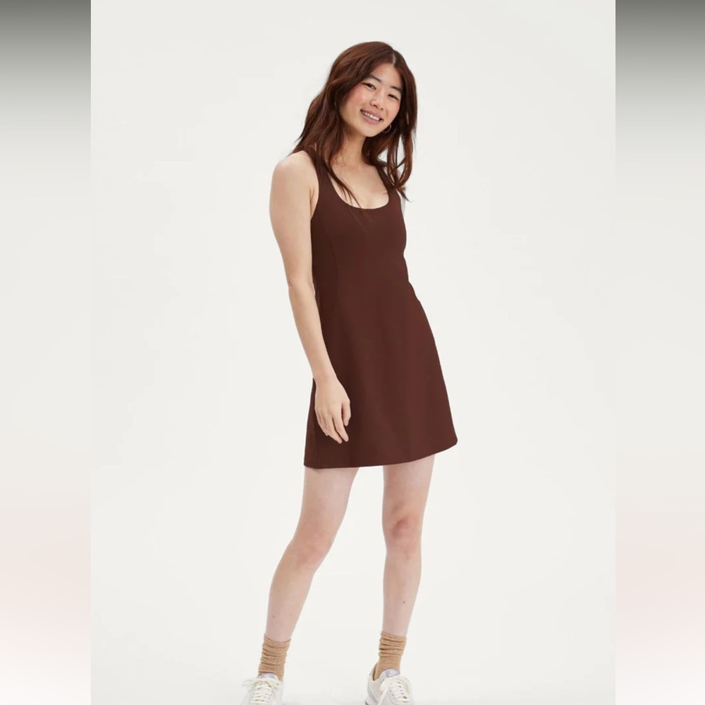Girlfriend Collective Earth Paloma Racerback Dress